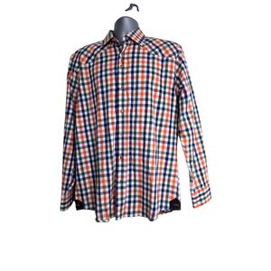 Dolce Guava Milano Paisley Men's Long Sleeve Button Down Shirt Multicolor Size L